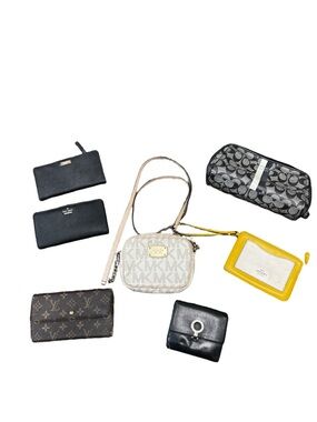 Rehab 7 Piece Bundle Louis Vuitton Coach BVLGARI Kate Spade MK wallets Mini Bag